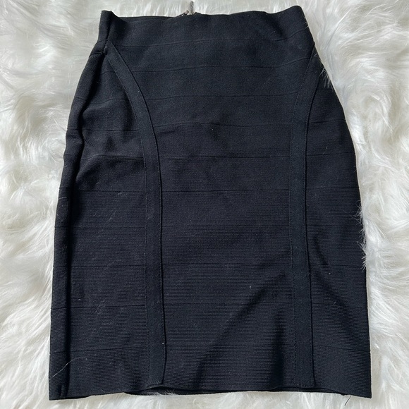 GUESS bandage black XS skirt - Picture 1 of 4